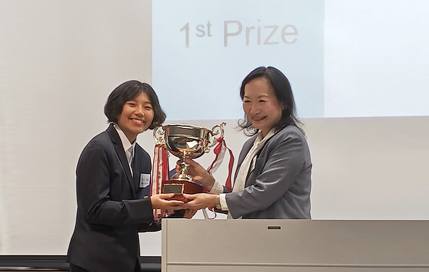 Ihara with Chief Judge Dr. Chikako Tsuruta