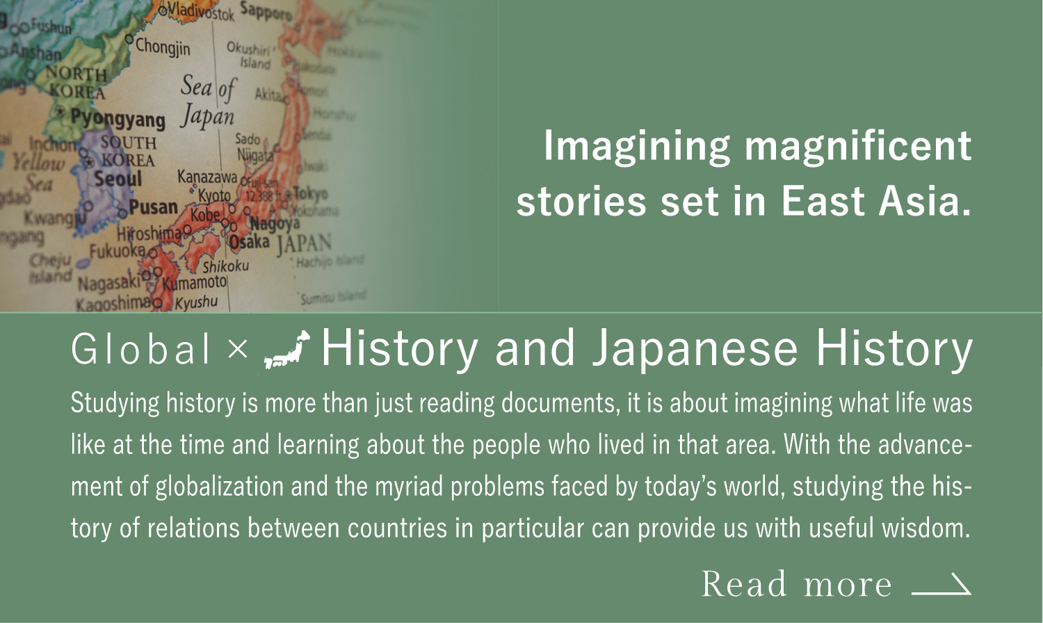 Imagining magnificent stories set in East Asia. Global, History and Japanese History