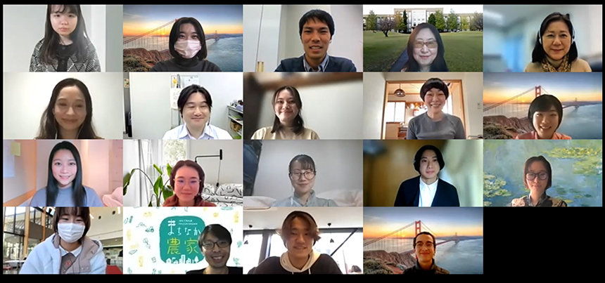 受給団体を交えた懇親会の様子