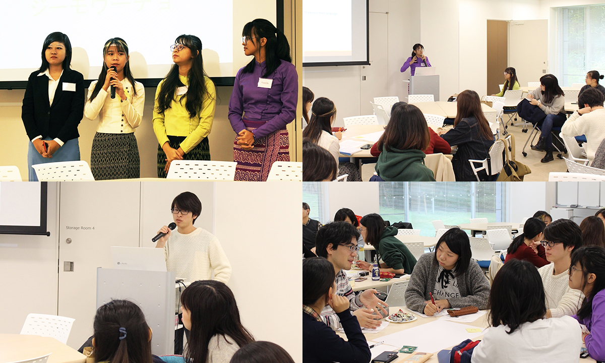 本学学生が日本の教育制度を学ぶためにミャンマーの大学生4名を日本に